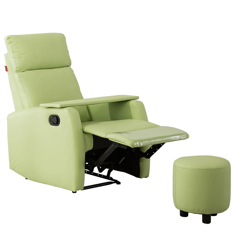 Anji Motion Cheap Salon Reclinable Rosado Pink Leather Rosa Color Rojo Vermelho Boda Recycliner Sofa