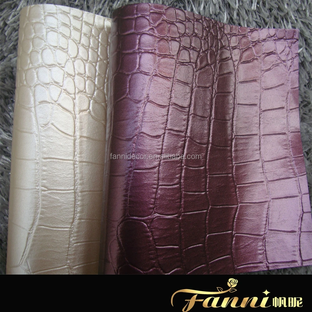 Crocodile Skin Sofa Leather Fabric Crocodile Synthetic Leather Fabric For Sofa Upholstery