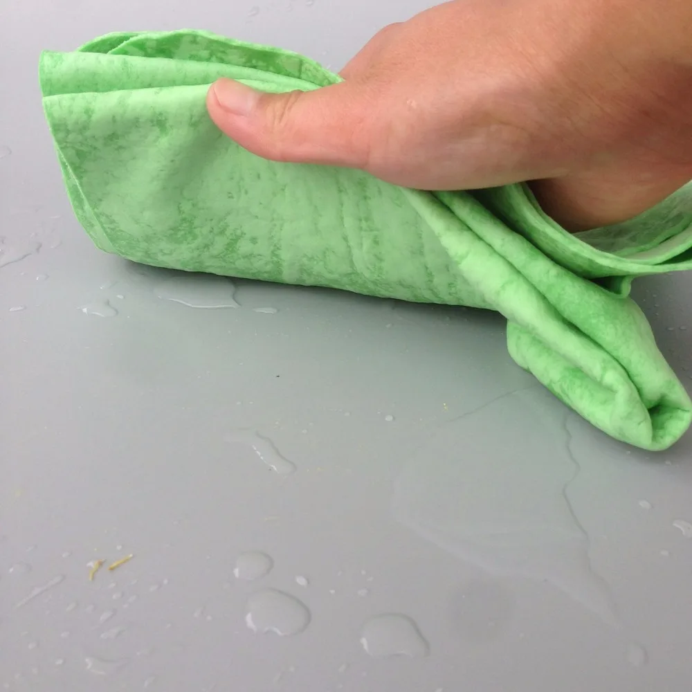 Quality Chinese Supplier chamois leather pva wiping cloth for silicone products furniture glass wood