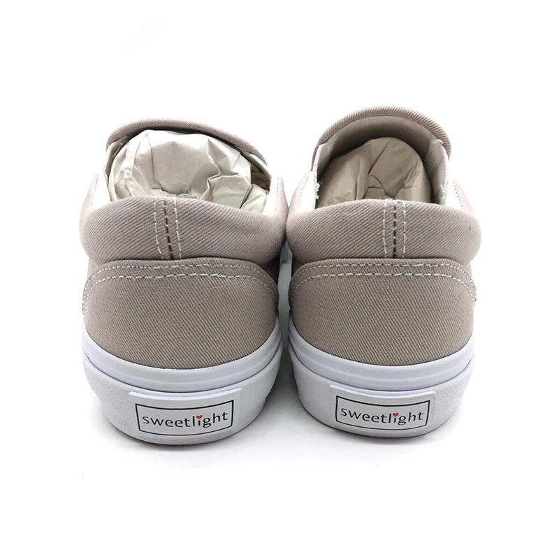 Custom Breathable grey sneakers canvas shoes men cheap price vulcanized shoe sneakers