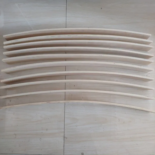 
poplar lvl bent plywood bed slat curved wooden slats from manufacturer 