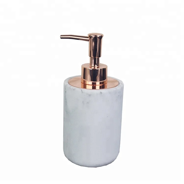 Modern Hotel Marble Effect 4PCS  Resin Bathroom Accessories Set