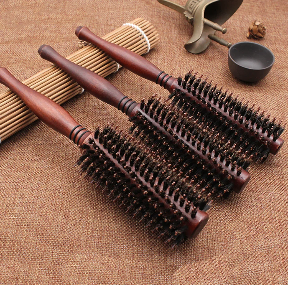 Высококачественная натуральная деревянная Персонализированная расческа для красоты волос