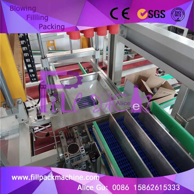 
Fully automatic Case / carton / box packer for juice bottles 