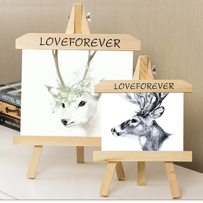 Solid wood frame wooden creative personality photo frame phase frames with stand