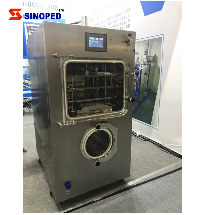 China industrial lyophilizer freeze drying equipment for pharmaceutical vial bottle