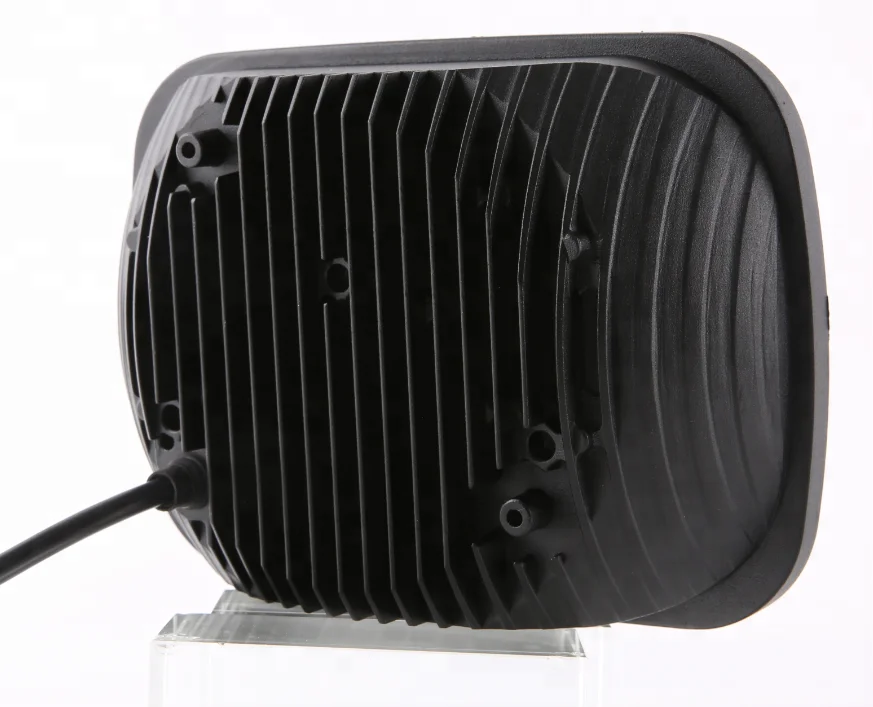 Pair Headlight Rectangular Led Light Conversion Kit 5x7 in. Pickup Semi Truck Lights