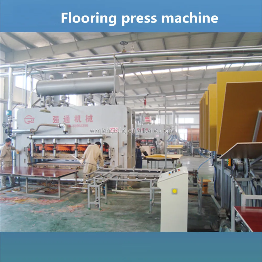 Parquet flooring machine production/Laminate production line/Wooden flooring panels press line
