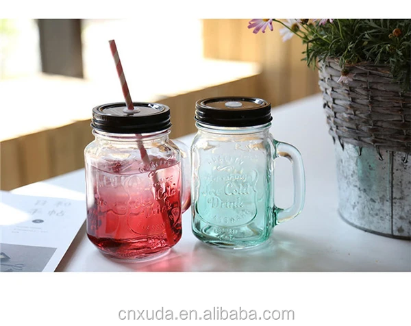 Lid Creative Water Bottle Drinkware Mason Drinking Glasses Bulk