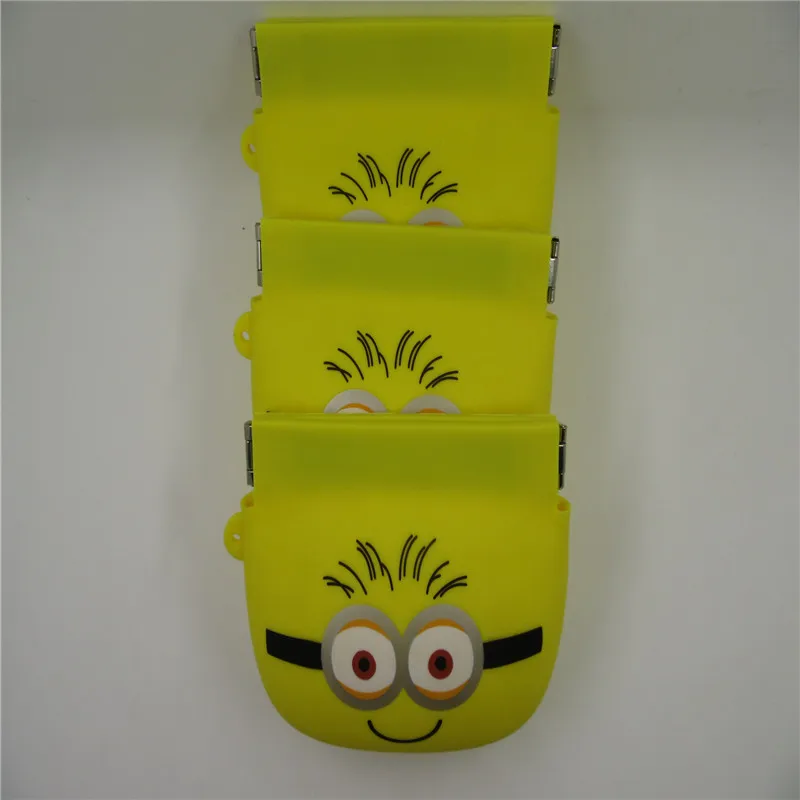 
Hot selling customized cartoon silicone coin purse 