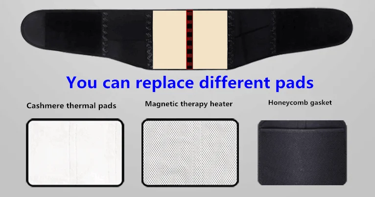 Customized hot sale High quality Comfortable heating waist belt new design Elastic adjustable medical waist belt support sports