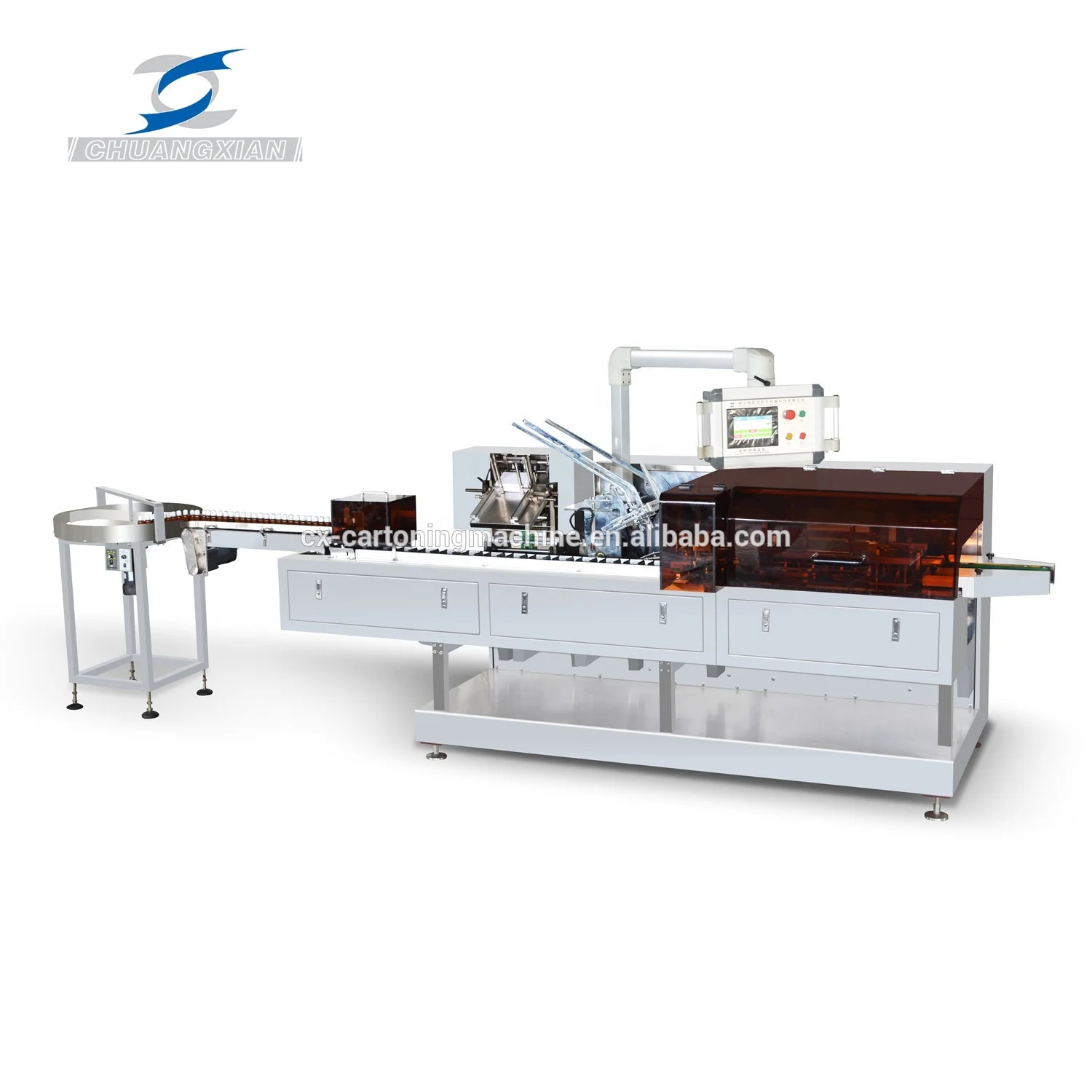 Automatic High Speed Horizontal Intermittent Cartoning Machine For Vials, Sachet, Bottle, Tube