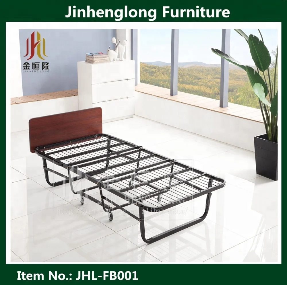 Home or Hotel used luxury single size metal folding bed