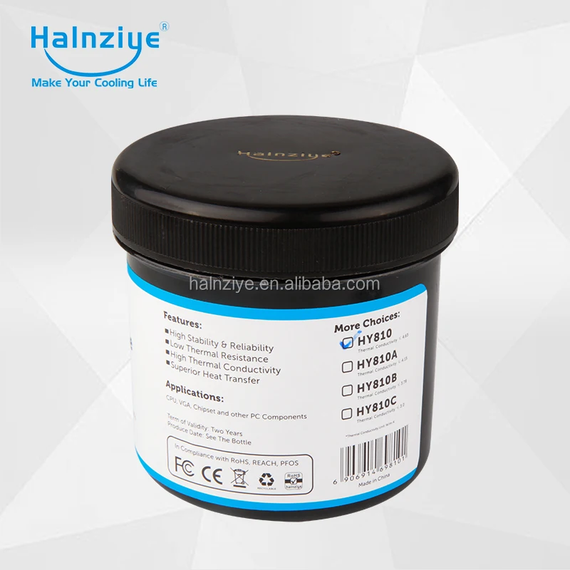 HY810 Silisone Grey Thermal Paste/Grease with High conductivity Performance Applying in Laptop or Notebook CPU cooler