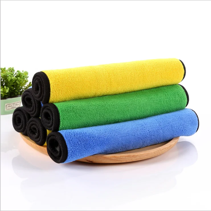 
Custom Dyeing Color Plush Microfiber Towel Car Wash for car accessories shops 