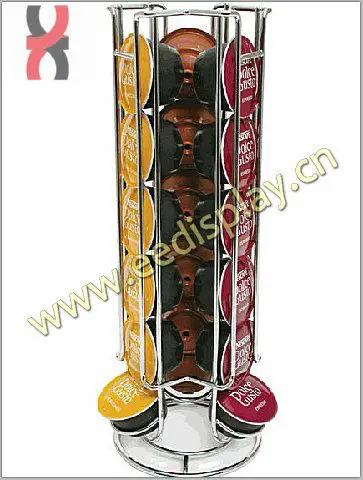 household coffee Capsule and coffee machine mate display rack/stand/holder