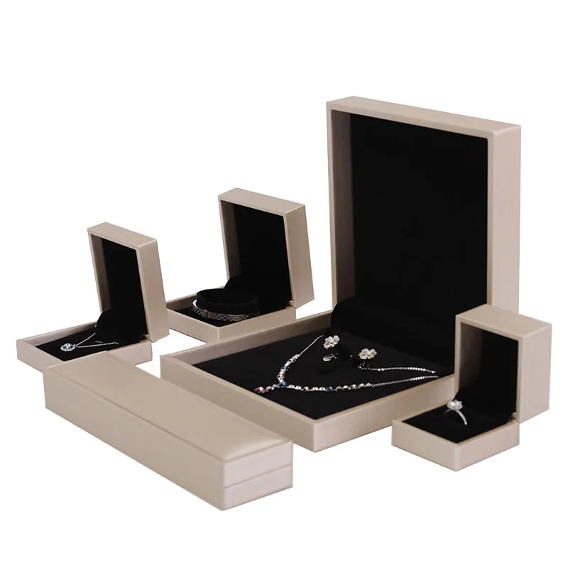 Wholesale Leather Packaging Box For Jewelry Set