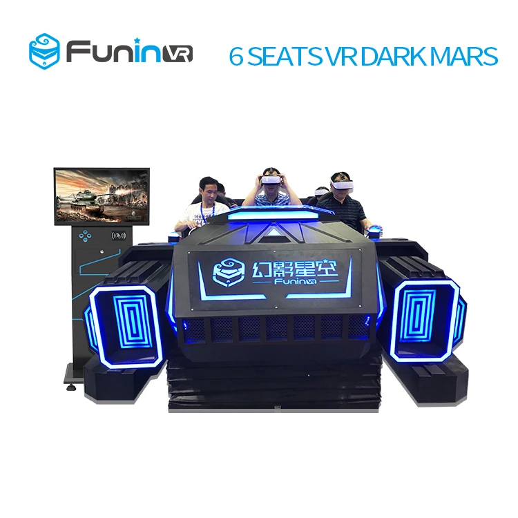 
China vr game machine large space six seats 9d vr cinema from 9d vr supplier 