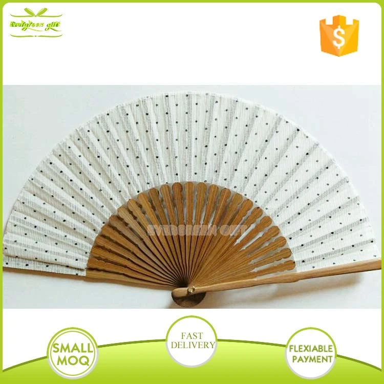 Рекламный веер из бамбуковой ткани