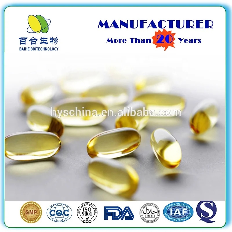 
OEM factory Dietary supplement garlic oil softgel 