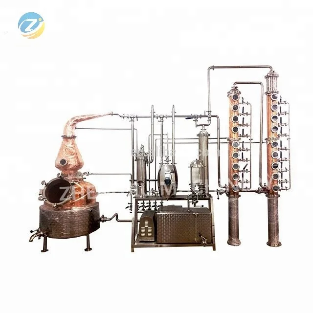 Горячая Распродажа 1 год гарантии и дистилляционного оборудования обработки спирта дистилляционный медный горшок все еще