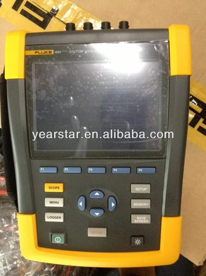 600 V CAT IV/1000 V CAT III rated Li-ion battery pack Fluke 434 II Three-Phase Power Quality and Energy Analyzers