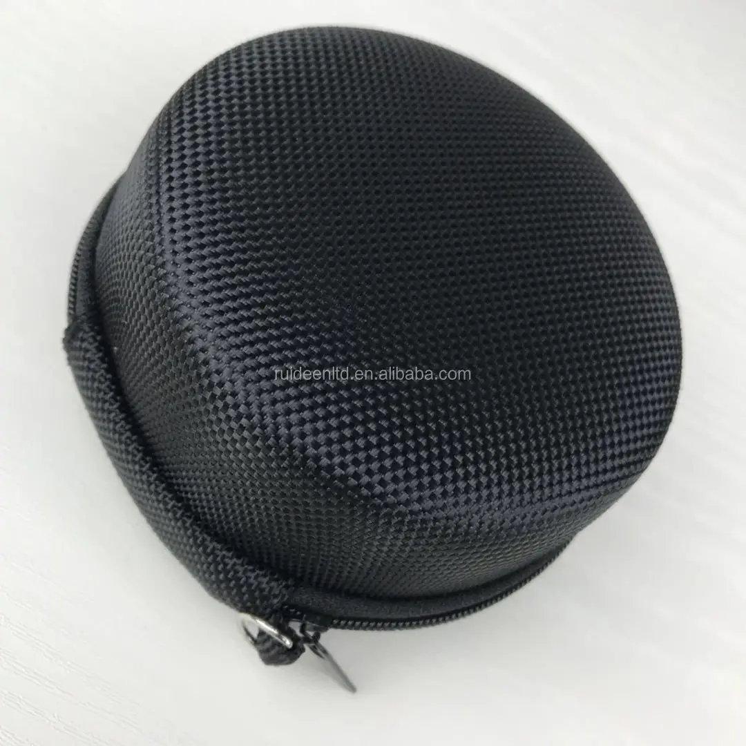 
10.5CM Diameter, 5.5CM Height 1680D Nylon Surface Material Round Hard Shell EVA Case for Speaker(LZH-15) 