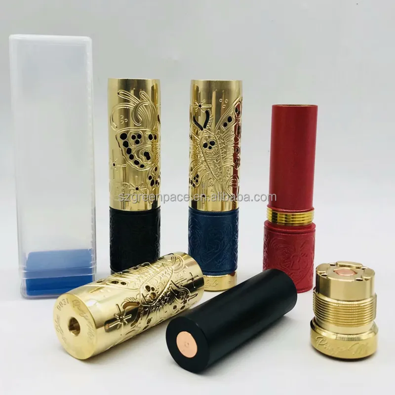
Cool design 2018 e cigarette 18650/20700 Mechanical blue vape mods clone purge pandora mod 