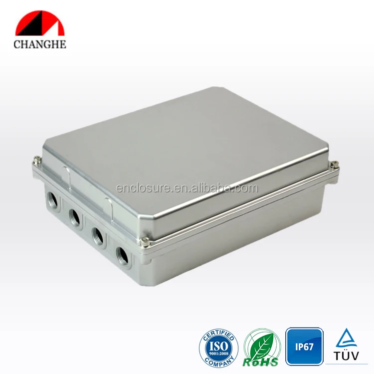 CHANGHE IP65 Aluminum Outdoor Control Enclosure Distribution Box for Electronics