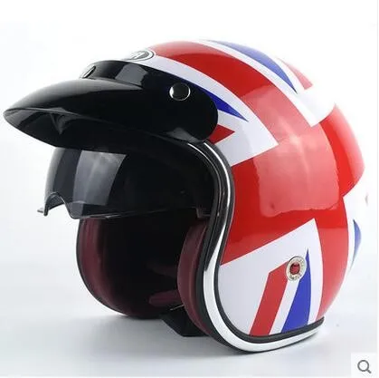 
Helmet motorcycle dot approved miniature classic motorcycle helmet open face 