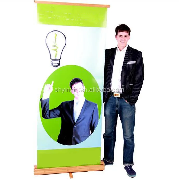 New design rollup display banner stand roll up printing in china