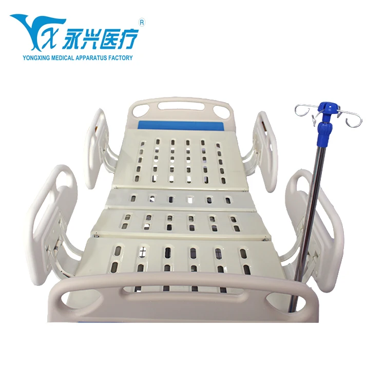 
YONGXING cheap price folding elderly care manual rotating medical nursing bed with toilet A04-018 