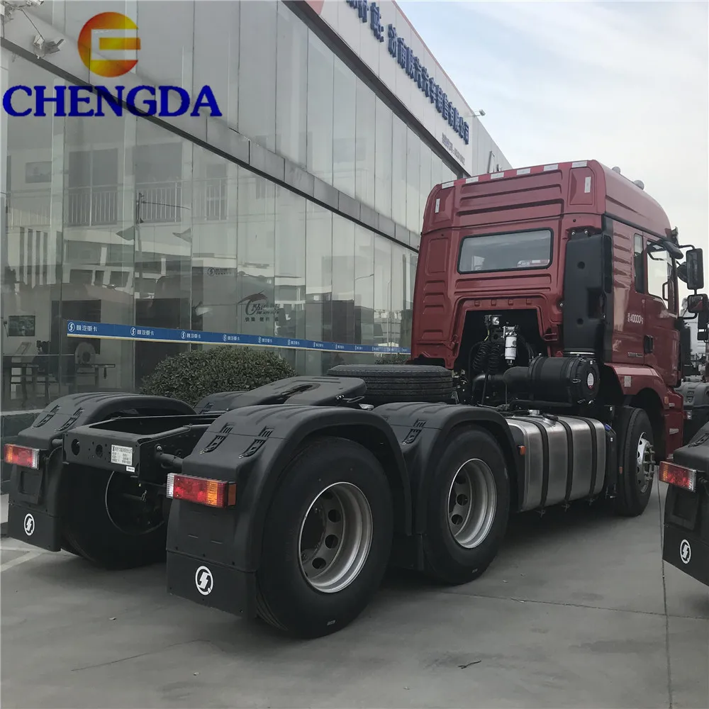 6x4 tow truck 10 wheeler EURO3 460hp Chinese trucks shackman tractor for sale