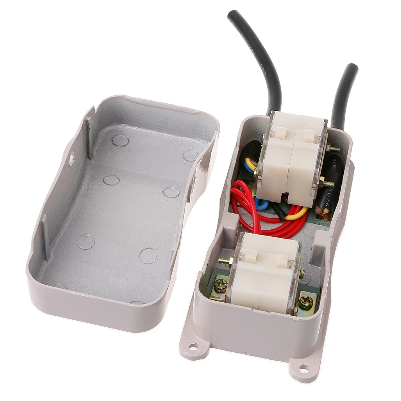
AC250V Foot Switch Pedal Power Controller Reversing Switch with Double Head Line 