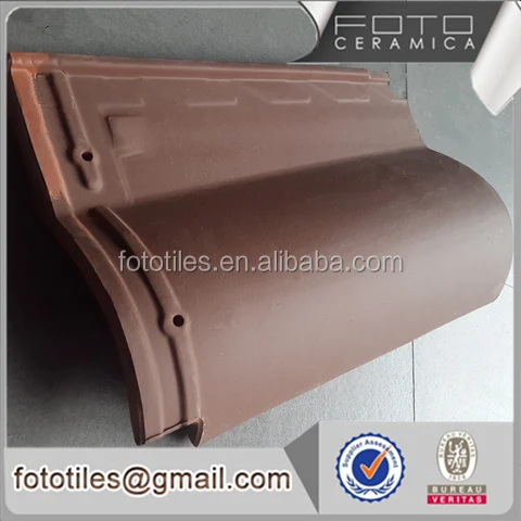 Chinese foshan brown building materials ceramic shingle stone flat roof tile