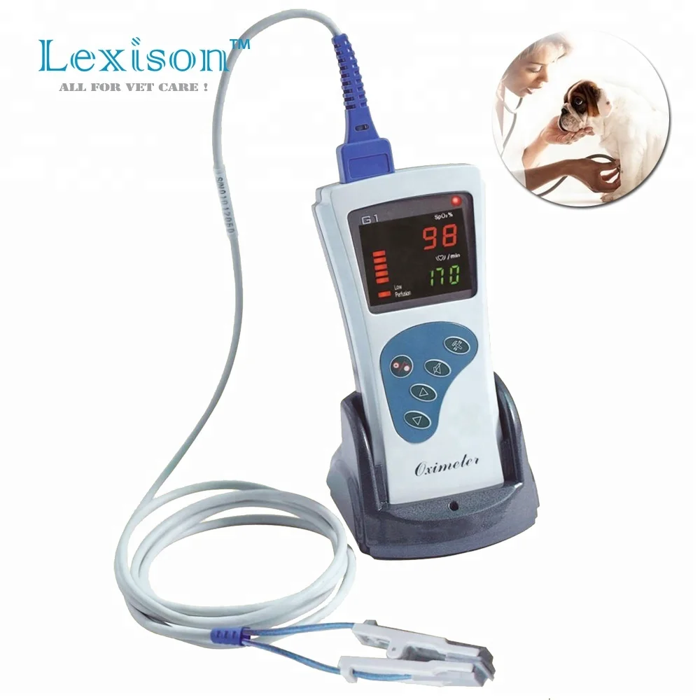 
Dog Horse Cat Vet Veterinary Handheld Pulse Oximeter Oximetry PPO-G1V 