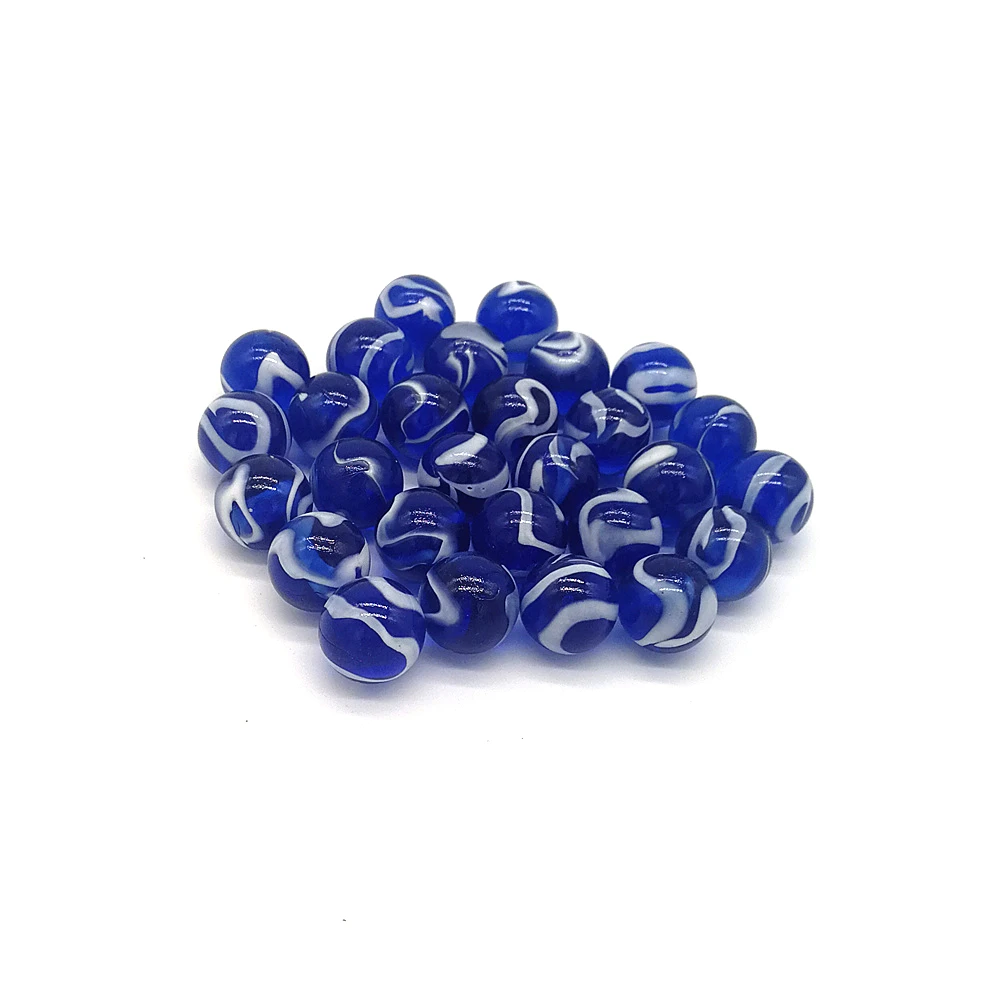 16mm Popular Swirl Marbles Round Marble Glass