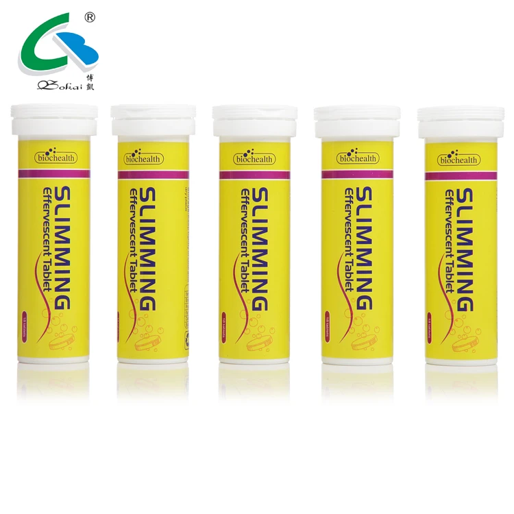 Fat Burning Lotus Leaf Extract Alisma Extract Slimming Effervescent Tablets weight loss products