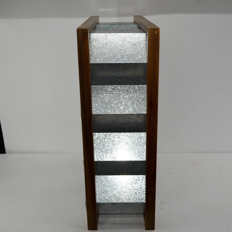 
Wholesale custom Rustic Farmhouse Vintage Industaial wall mounted wine rack metal 