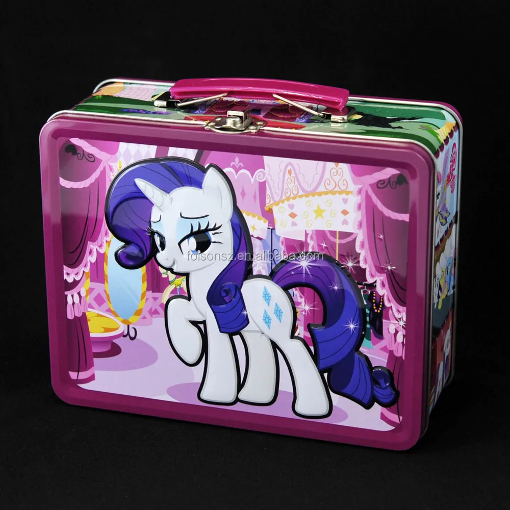 Popular tin packaging lunch box kids gift tin box