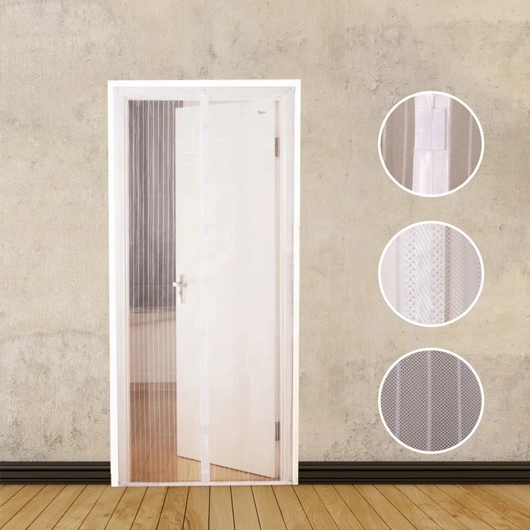 Magnetic Door Screen Mosquito Net Mesh Curtain with Magnets
