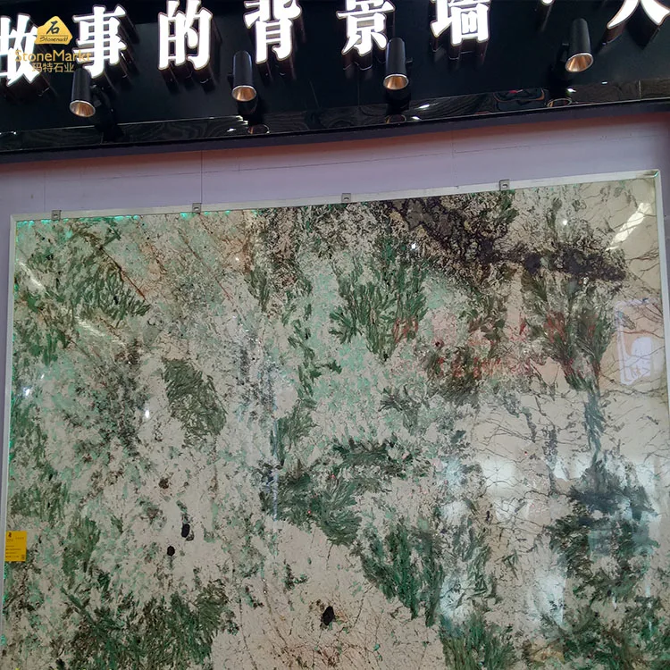 StoneMarkt chinese translucent onyx wall panels green onyx slabs for interior decoration