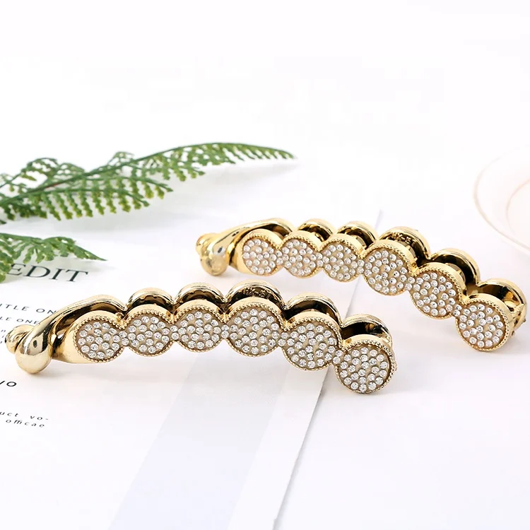 Women Plastic Hair Clip Diamond Hair Claws Accessories