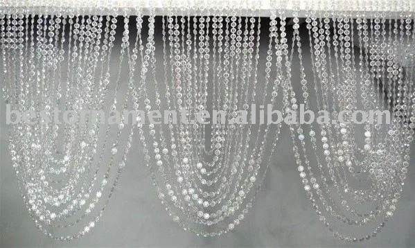 Crystal Swag Valance