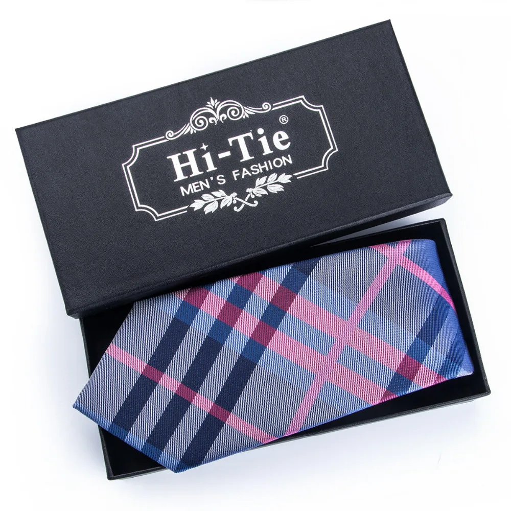 LELE Custom Design Mens Ties Necktie Gift Box Set Customized Logo Silk Ties Box Set for Men