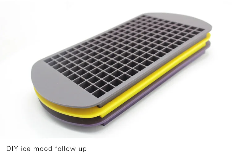 Silicone Ice Pop Trays Candy Mold 160 Grids Mini Ice Mold