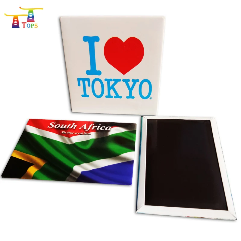 2024 High Quality 90*65mm Custom Design Travel Souvenir Fridge Paris Picture Frame Freezer Magnet