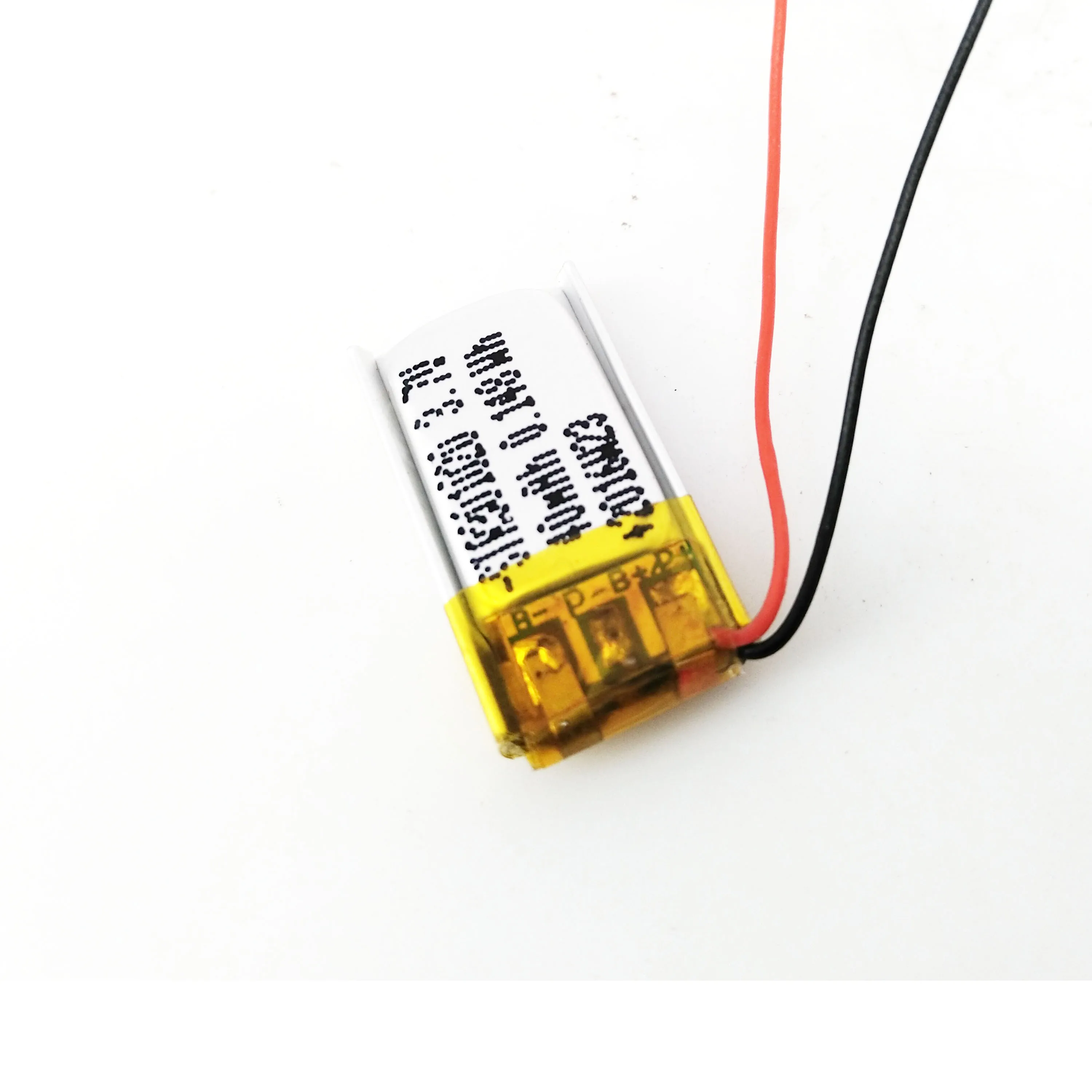 Quality small JP 301020 10mm width lipo 3.7v 40mah lithium polymer battery for medical device