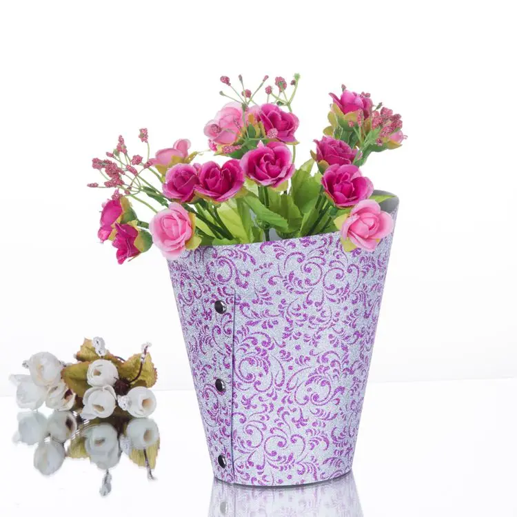 
Flower cylinder round colorful printing luxury decorative flower sleeve 