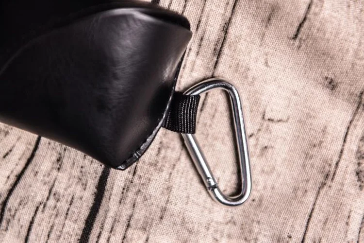 Retro Portable Durable Women Men Eyewear Sunglasses Vintage Glasses Case Button Leather Soft Eye Glass Case